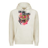 Oatmeal Heather Heart breaker Valentine's Day Premium Hoodie - FaDigitalArtStudio