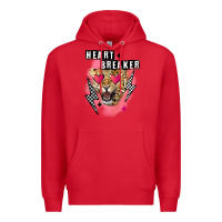 Red Heart breaker Valentine's Day Premium Hoodie - FaDigitalArtStudio
