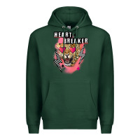 Sports Green Heart breaker Valentine's Day Premium Hoodie - FaDigitalArtStudio