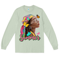 Matcha summer afro Long Sleeve Tee - NancyCooperArtShop