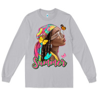 Moon Dust summer afro Long Sleeve Tee - NancyCooperArtShop