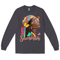 Smoke summer afro Long Sleeve Tee - NancyCooperArtShop
