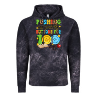 Cloud Black pushing my teacher's buttons for 100 days Vintage Hoodie - Artiststas
