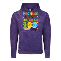 Cloud Purple pushing my teacher's buttons for 100 days Vintage Hoodie - Artiststas