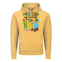 Vintage Mustard pushing my teacher's buttons for 100 days Vintage Hoodie - Artiststas