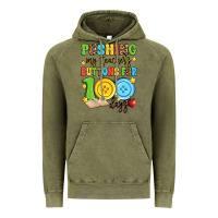 Vintage Olive pushing my teacher's buttons for 100 days Vintage Hoodie - Artiststas