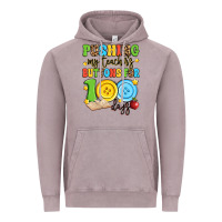 Vintage Zinc pushing my teacher's buttons for 100 days Vintage Hoodie - Artiststas