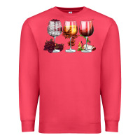 Cardinal hallothanksmas halloween thanksgiving  christmas wine Premium Sweatshirt - FaDigitalArtStudio