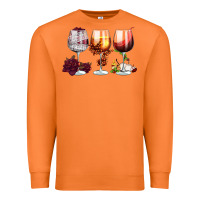 Carrot hallothanksmas halloween thanksgiving  christmas wine Premium Sweatshirt - FaDigitalArtStudio