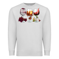 Dove Grey hallothanksmas halloween thanksgiving  christmas wine Premium Sweatshirt - FaDigitalArtStudio