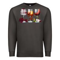 Smoke hallothanksmas halloween thanksgiving  christmas wine Premium Sweatshirt - FaDigitalArtStudio