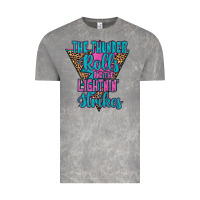 Cloud Rock THE THUNDER ROLLS AND THE LIGHTNIN’ STRİKES Vintage Tee - JahusDesignShop