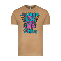 Vintage Camel THE THUNDER ROLLS AND THE LIGHTNIN’ STRİKES Vintage Tee - JahusDesignShop
