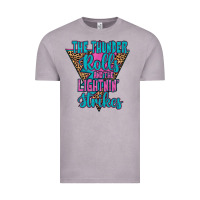 Vintage Zinc THE THUNDER ROLLS AND THE LIGHTNIN’ STRİKES Vintage Tee - JahusDesignShop