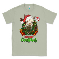 Matcha merry christmas alpaca face Classic Tee - LillyAllenDesigns