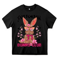 Black cottontail bunny club Heavy Core Tee - MaliasSmallBusiness