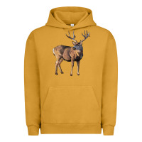 Pigment Peanut Butter Mule Buck Deer Urban Hoodie - LillyAllenDesigns