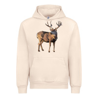 Sandshell Mule Buck Deer Urban Hoodie - LillyAllenDesigns
