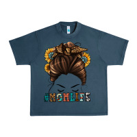Midnight Navy mom life messy bun Urban Heavy Tee - Jasminsmagicworld