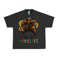 Pigment Black mom life messy bun Urban Heavy Tee - Jasminsmagicworld