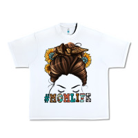White mom life messy bun Urban Heavy Tee - Jasminsmagicworld