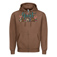 Chestnut great grandma Zipper Hoodie - OliviaCreatesArt
