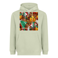Matcha christmas donkeys Heavyweight Hoodie - FaDigitalArtStudio