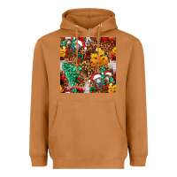 Meerkat christmas donkeys Heavyweight Hoodie - FaDigitalArtStudio