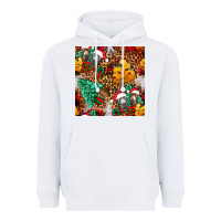 White christmas donkeys Heavyweight Hoodie - FaDigitalArtStudio