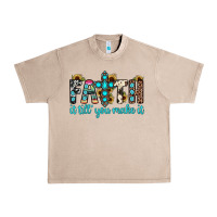 French Oak faith it till you make it Urban Heavy Tee - JahusDesignShop
