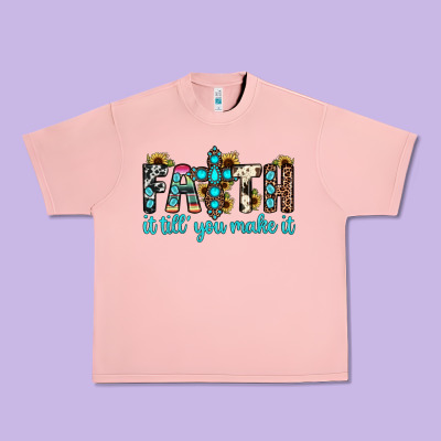 Faith It Till You Make It Urban Heavy Tee Designed By Jahusdesignshop