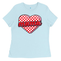 Baby Blue valentine mama Ladies Tee - MaliasSmallBusiness