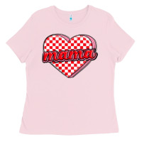 Bubblegum Pink valentine mama Ladies Tee - MaliasSmallBusiness