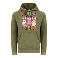 Vintage Olive chillin' with my peeps Vintage Hoodie - Artiststas
