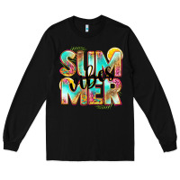 Black summer vibes Long Sleeve Tee - NancyCooperArtShop