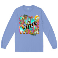Colony Blue summer vibes Long Sleeve Tee - NancyCooperArtShop