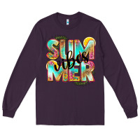Plum summer vibes Long Sleeve Tee - NancyCooperArtShop