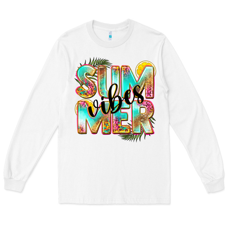 Summer Vibes Long Sleeve Tee by NancyCooperArtShop | Teevron