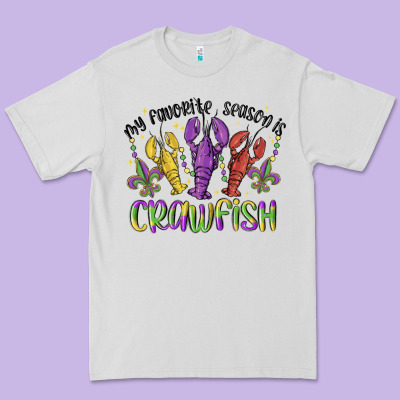 My Favorite Season Is Crawfish Premium Tee Designed By Maliassmallbusiness