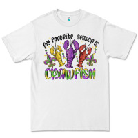 White my favorite season is crawfish Premium Tee - MaliasSmallBusiness