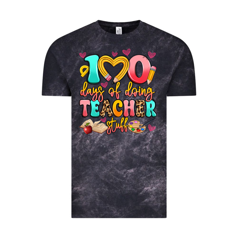 100 Days Of Doing Teacher Stuff Vintage Tee by Artiststas | Teevron