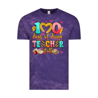 Cloud Purple 100 days of doing teacher stuff Vintage Tee - Artiststas