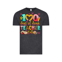 Vintage Black 100 days of doing teacher stuff Vintage Tee - Artiststas