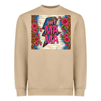 Mushroom girl mama thunder with flowers Heavyweight Sweatshirt - TumblerDesignByShophia