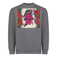 Storm girl mama thunder with flowers Heavyweight Sweatshirt - TumblerDesignByShophia