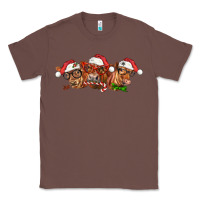 Chestnut christmas red angus cows Classic Tee - LillyAllenDesigns
