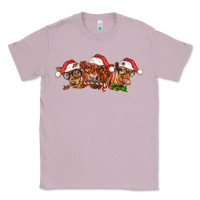 Lilac christmas red angus cows Classic Tee - LillyAllenDesigns
