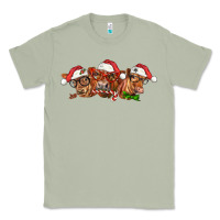 Matcha christmas red angus cows Classic Tee - LillyAllenDesigns