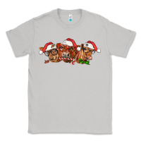 Moon Dust christmas red angus cows Classic Tee - LillyAllenDesigns