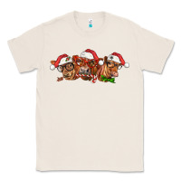 Natural christmas red angus cows Classic Tee - LillyAllenDesigns